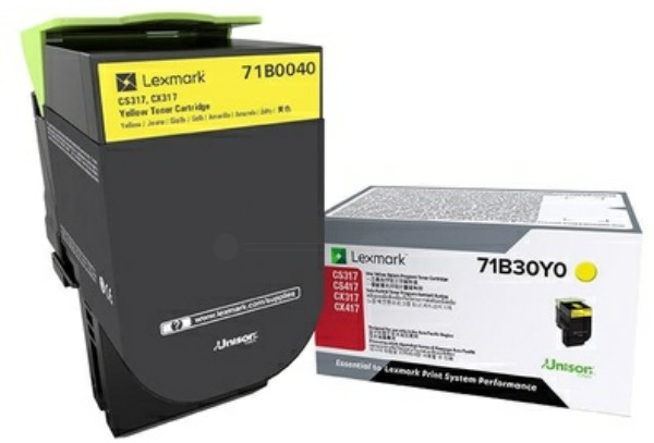 Фото - Чорнила й тонер Lexmark 73B0040 żółty  toner oryginalny (yellow)