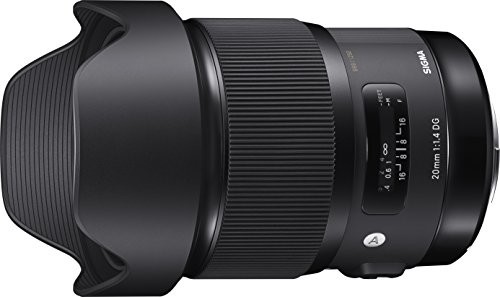 Sigma F1,4 DG HSM obiektyw 20 mm, kolor czarny 412955