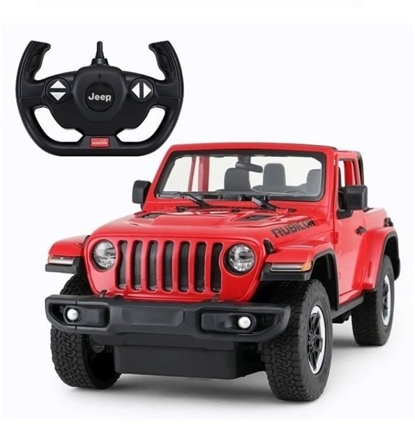 Rastar Samochód Jeep Wrangler czerwony 132341