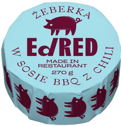 Ed red Żywność konserwowana Ed Red - żeberka bbq z chili 270 g