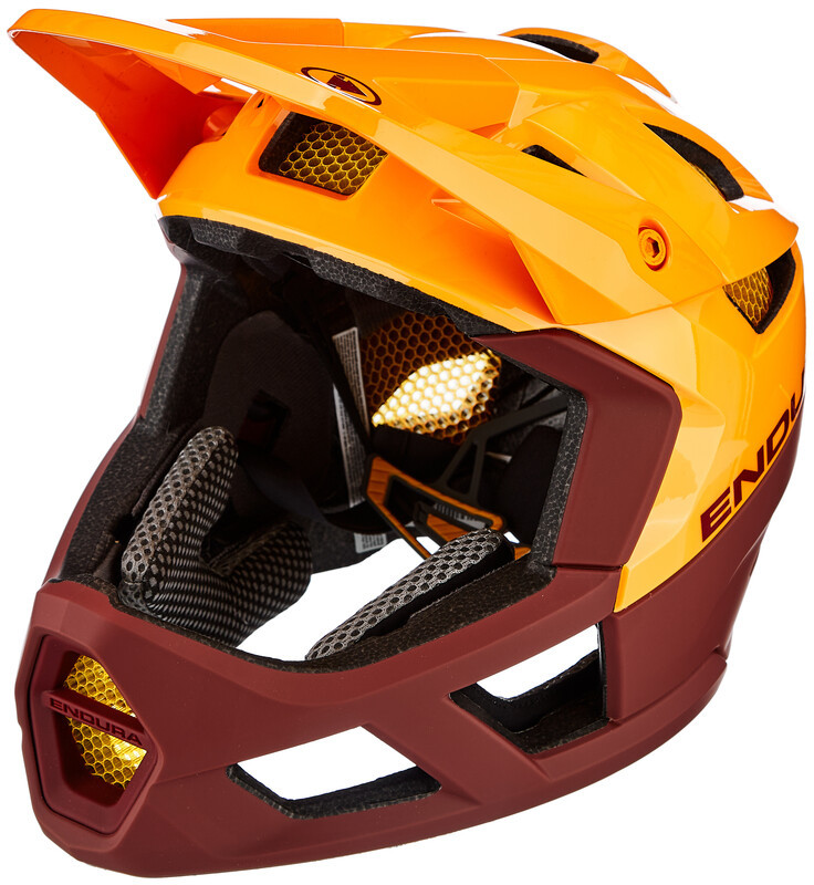 ENDURA MT500 Kask Full Face Mężczyźni, mandarin M/L | 55-59cm 2021 Kaski Fullface i Downhill E1518OT/M-L