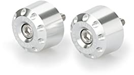 PUIG 20372P końcówki kierownicy, srebrne 20372P