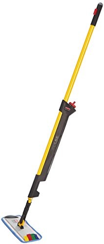 Rubbermaid Commercial Products Rubbermaid Pulse zestaw mop do mycia, z jednostronnym zbieżność uchwyt i 2 zamiatarki, żółty R050669