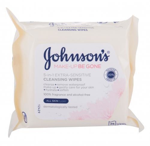 Johnson´s Johnson´s Face Care Extra Sensitive chusteczki oczyszczające 25 szt