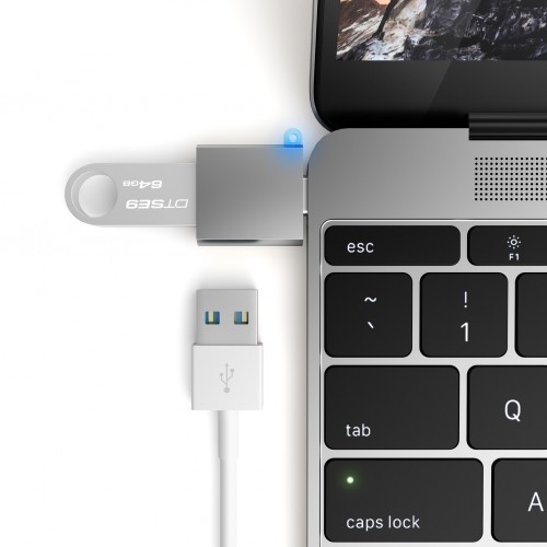 Satechi SATECHI ADAPTER USB-C USB Space Gray | MacBook ST-TCUAM