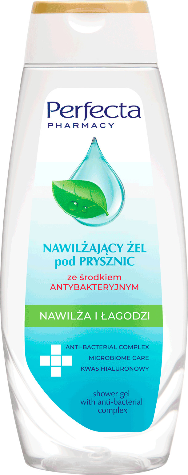 Perfecta Pharmacy Nawilżający żel pod prysznic ze środkiem antybakteryjnym 400ml