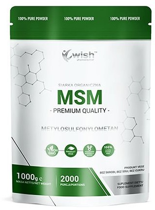 WISH Pharmaceutical WISH Pharmaceutical MSM 1000 g