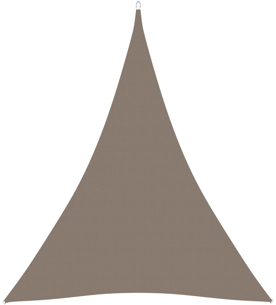 vidaXL Trójkątny żagiel ogrodowy, tkanina Oxford, 5x7x7 m, kolor taupe vidaXL