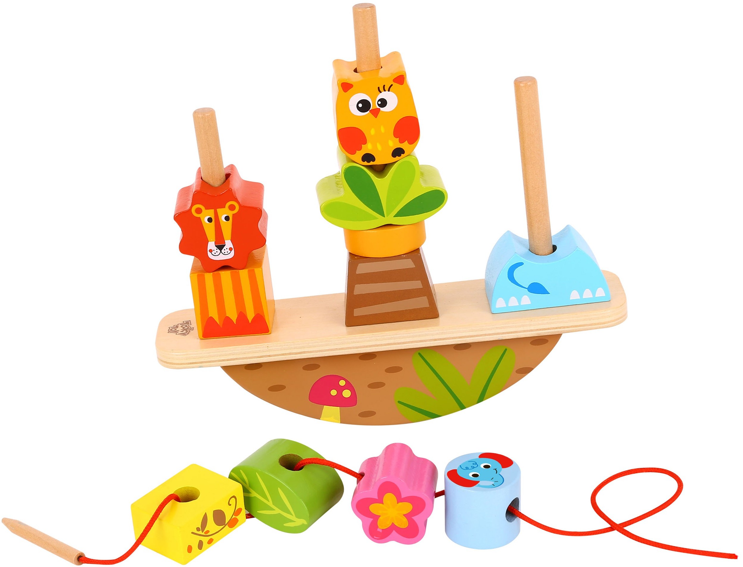 Tooky Toy TOOKY TOY Układanka Balansująca Zwierzęta TY278A