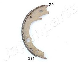JAPANPARTS Zesatw szczęk hamulcowych, hamulec postojowy GF-231AF
