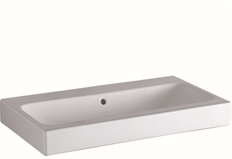 Geberit Ceramika iCon Umywalka wisząca lub meblowa 75x48,5 cm biała 124078000