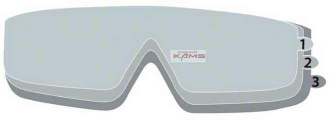 Panoply Delta-Plus ( ) FILM GOGGLE Opakowanie 10 zestawów folii ochronnych do go