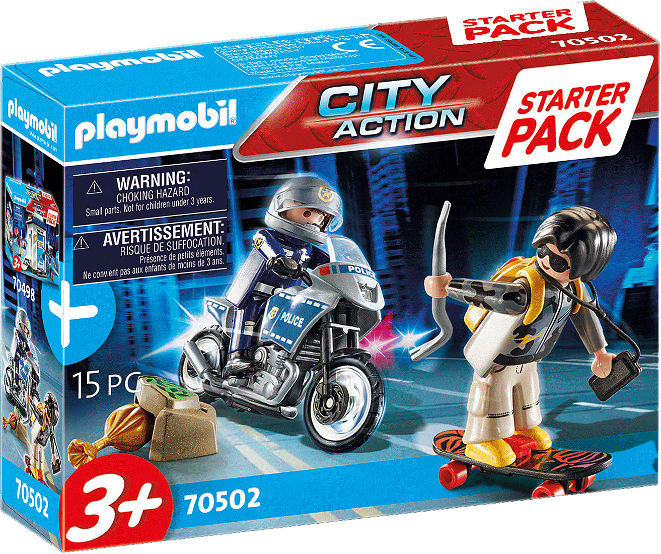 Playmobil amp;reg; amp;#174; Starter Pack 70502. Policja - zestaw dodatkowy