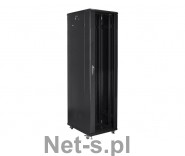 Lanberg szafa instalacyjna stojąca 19 37U 800 x 800mm czarna flat pack (FF01-8837-12B-kpl)