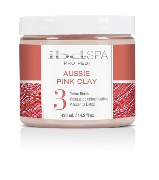 IBD IBD PEDISPA Aussie Pink Clay 3 Detox Mask 420g 9719-uniw