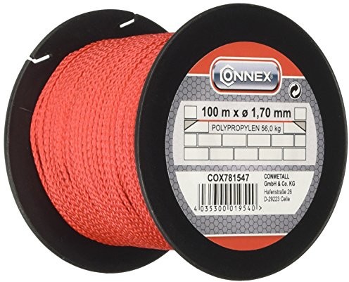 Connex Sznurek murarski  1,7 MM  100 m Czerwony, cox781547 COX781547