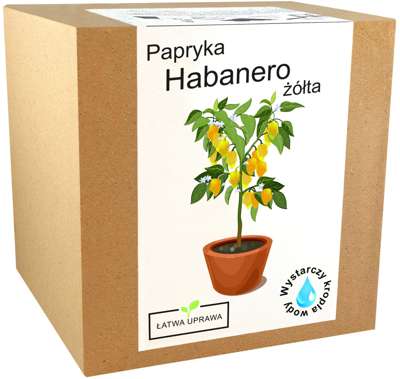Zestaw do Uprawy Papryka chili Habanero żółta
