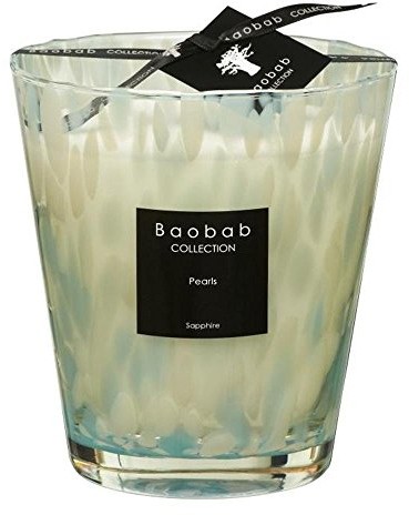 Baobab Świeca max16ps Pearls Sapphire, wosku świecowego, 16 x 10 x 16 cm MAX16PS