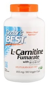 Doctor's Best Sklep Doctor's Best L-Carnitine Fumarate 855mg - 180 vcaps