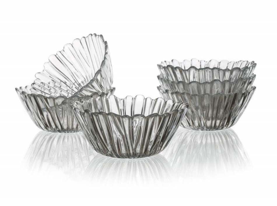 Pasabahce 6-częściowy komplet misek składanych Aurora, 14 cm