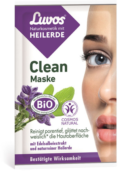 LUVOS Naturkosmetik mit Heilerde Maseczka oczyszczająca z szałwią i ziemią mineralną 243 80108