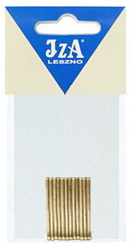 Iza 024/12 wsuwki złote proste 12 sztuk 40mm 024/12