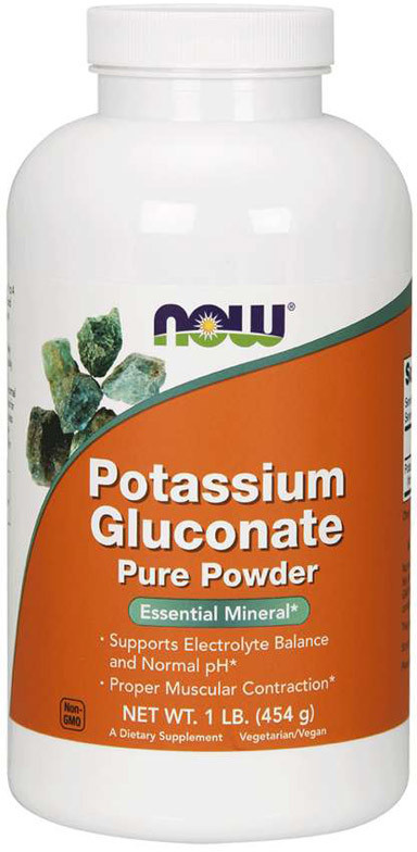 Now Foods NOW Potassium Gluconate Pure Powder 454g