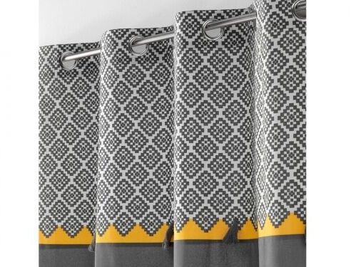 Douceur ZASŁONA GOTOWA - NEO CASA 140x240 SZARA 3574386095617