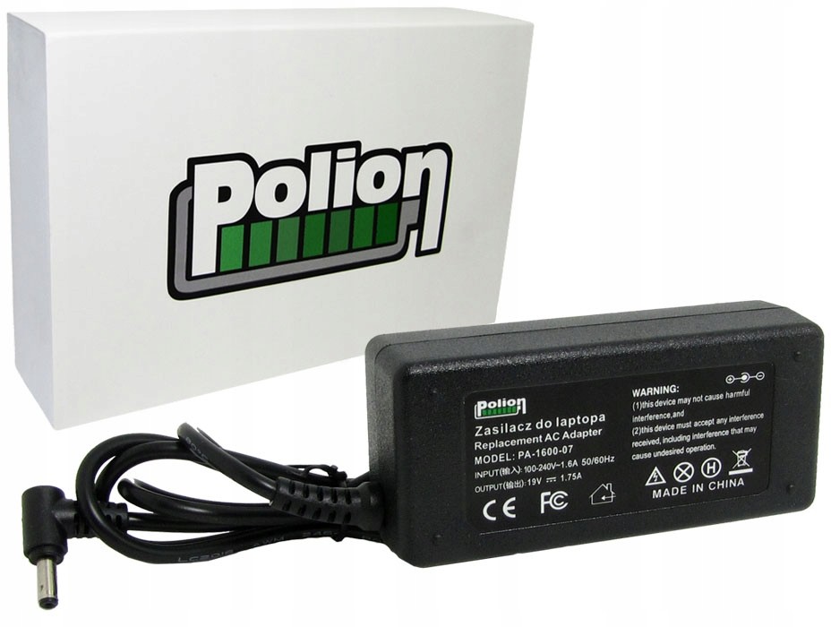 Asus Zasilacz do laptopa 33W 19V 1,75A 4,0x1,35mm