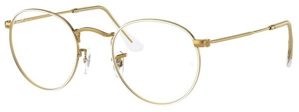 Ray Ban Okulary korekcyjne RX 3447V ROUND METAL 3104