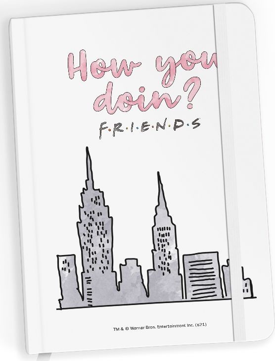 Friends Friends Notes Friends 009 Friends Biały WNBFRDS451