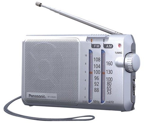 Panasonic -RF-U160DEG-S - portable radio - AM/FM - Mono - Srebrny RF-U160DEG-S