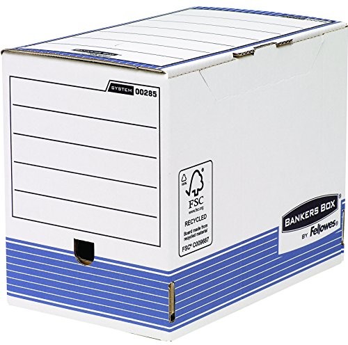 BANKERS BOX Bankers Box System 200 mm szeroka teczka magazynowa, rozmiar A4 - niebieski 0028501