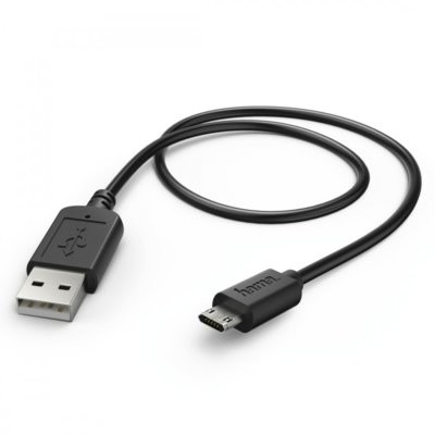 Hama Kabel USB microUSB 1.4m Czarny 001736750000