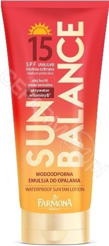 Sun Balance Wodoodporna emulsja do opalania SPF15+ 150ml