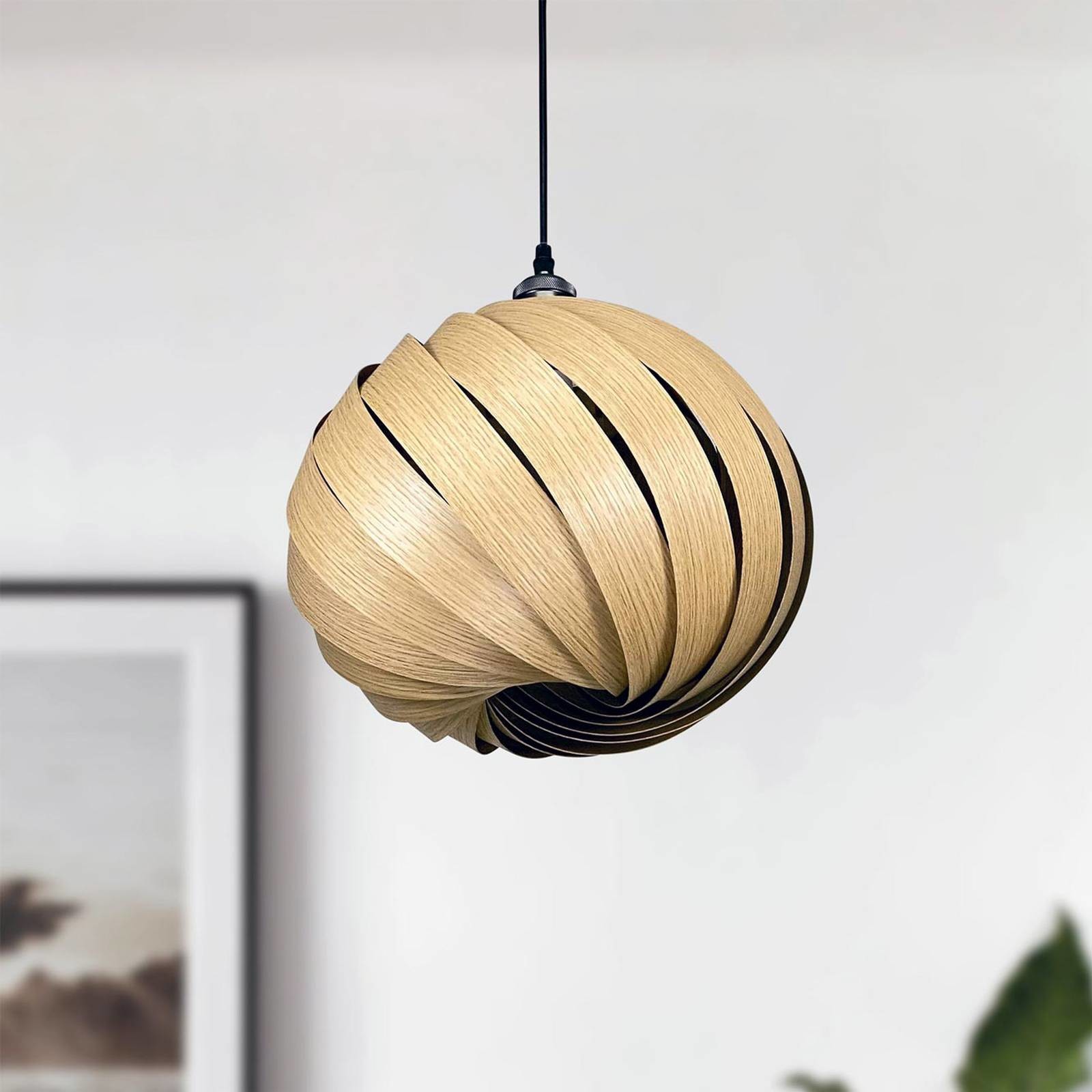 Gofurnit Gofurnit Mela lampa wisząca, dąb,  35 cm