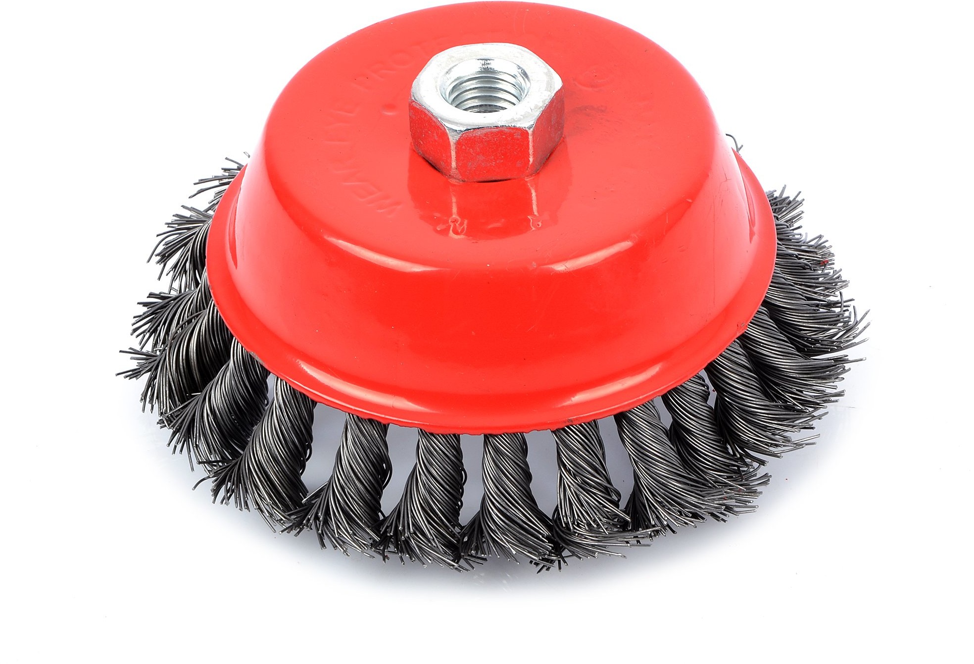 Szczotka Druciana Czołowa 125 MM Drut Skręcany M14
