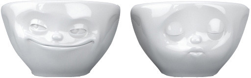 Tassen 58Products Zestaw Miseczka Całująca i Uśmiechnięta TS-12201