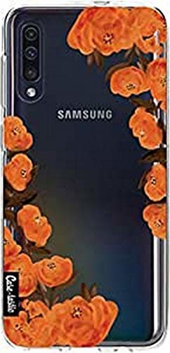Samsung Casetastic Galaxy A50 (2019) etui na telefon, cienkie etui TPU. Amortyzujące uderzenia i odporne na zarysowania etui do Galaxy A50 (2019) - Orange Autumn Flowers - CASETASTIC 94242