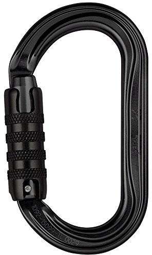 Petzl M33 A TLN nowego modelu ok lekko owalny karabińczyk, triact Lock, czarna M33A TLN