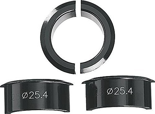 ergotec Tuleje XtasY zestaw-schwarzalu, do kierownicę (31,8 mm do 25,4 MM) CVA188