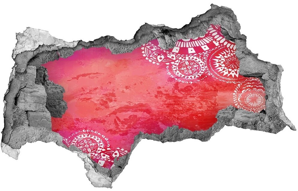 Wallmuralia.pl Samoprzylepna dziura ścienna 3D Ornamenty