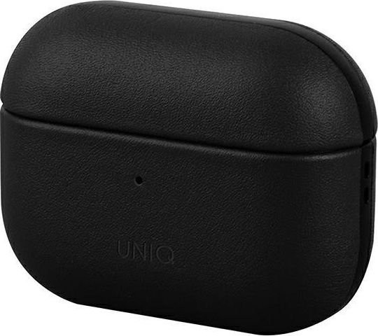 Uniq UNIQ etui Terra AirPods Pro Genuine Leather czarny/black UNIQ402BLK