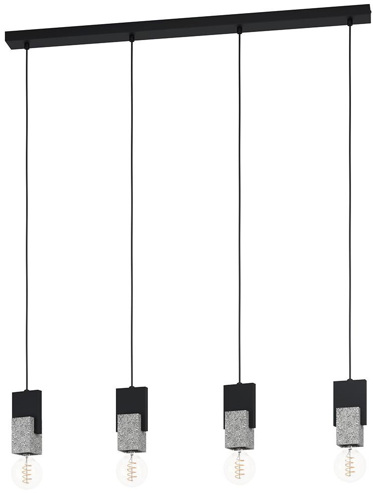 Eglo 99532 - Żyrandol na lince LOBATIA 4xE27/40W/230V