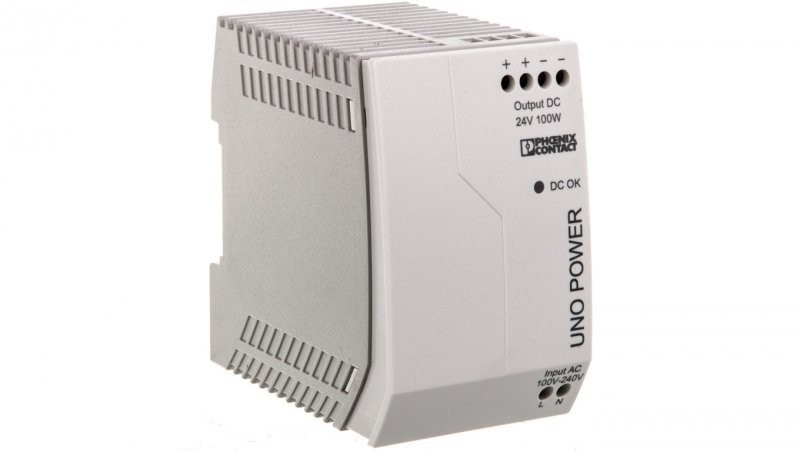 Phoenix contact Zasilacz 100-240V AC/24V DC 4,2A UNO-PS/1AC/24DC/100W - 2902993 2902993