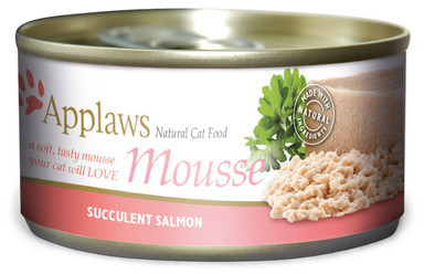 Applaws Cat Mousse Tin Salmon 12x(6x70g) mokra karma dla kota Łosoś w musie