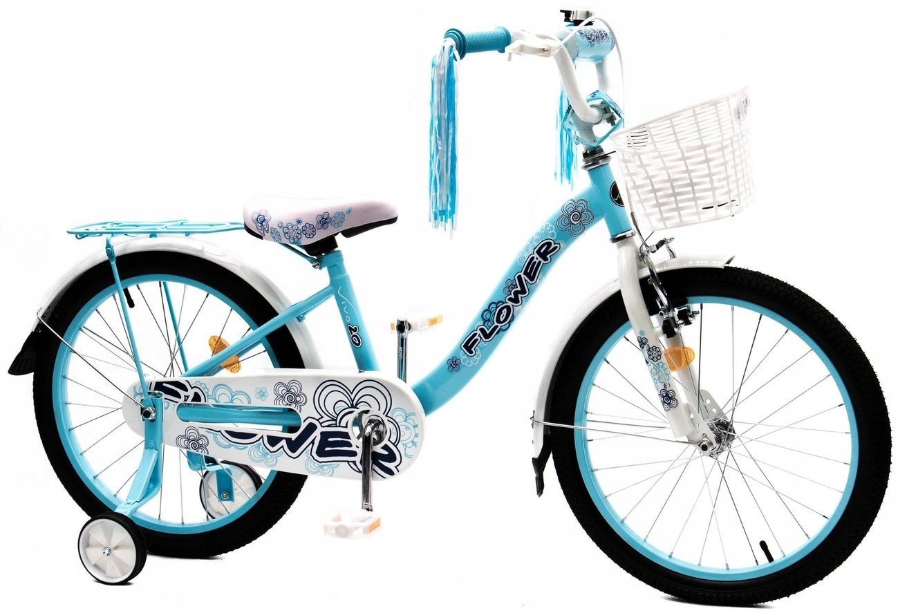 Vivo Solidny Rower Dziecięcy Flower 20