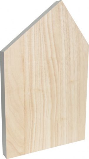 NoName Deska do krojenia deska do krojenia House 40 x 25 x 2,5 cm drewno naturalny/szary twm_614232