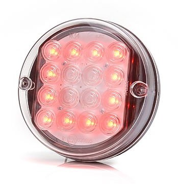 WAŚ Lampa LED pozycyjna tylna okrągła 12V (174) was174