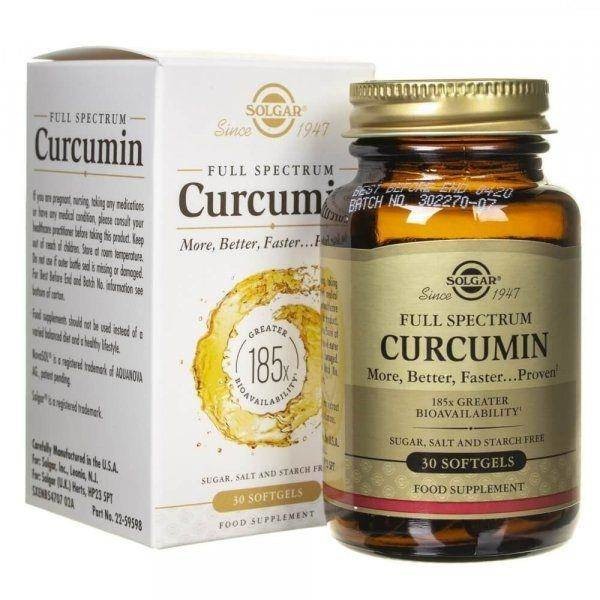 Solgar Curcumin Full Spectrum 800 mg (30 kaps.)